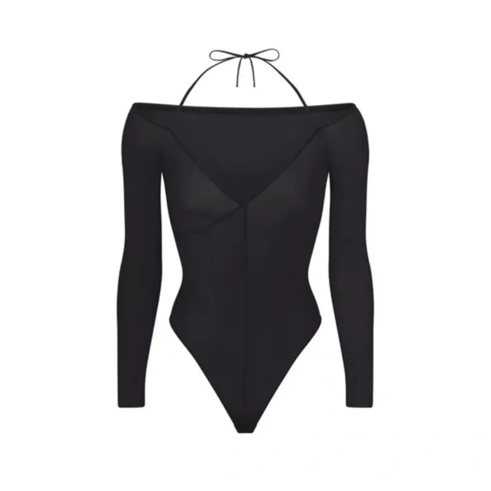 Jelly Sheer Off Shoulder Bodysuit - M